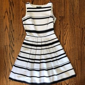 White House Black Market, A-Line Striped Dress